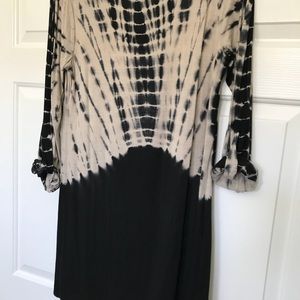 Fun asymmetrical boutique tie dye top!